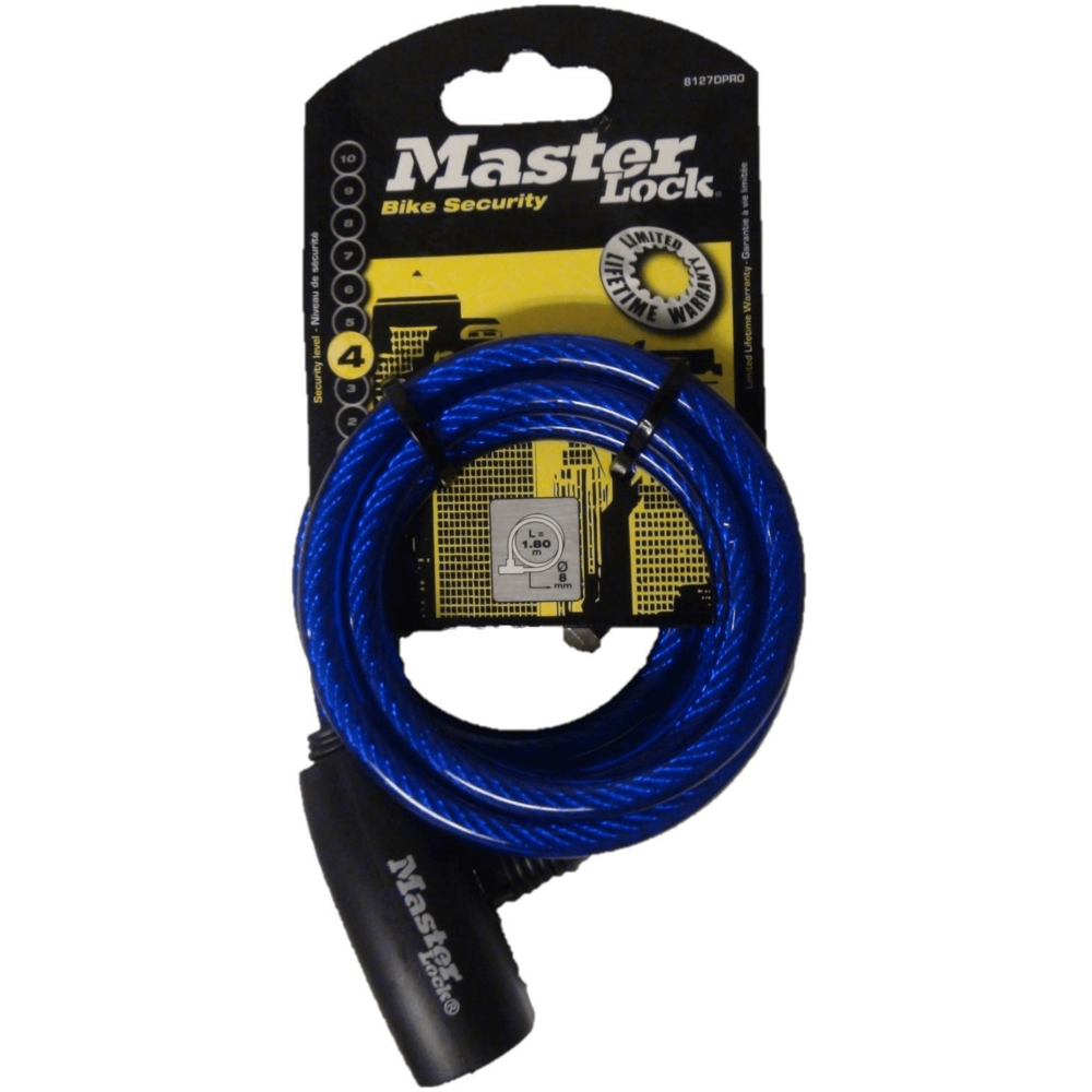 MasterLock 8127 Bicycle Lock / Cable Lock | Masterlock by KHM Megatools Corp.