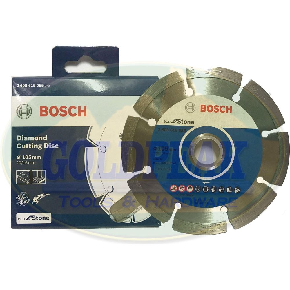 Bosch Diamond Cut Off Wheel 4" for Stone (ECO) - Goldpeak Tools PH Bosch