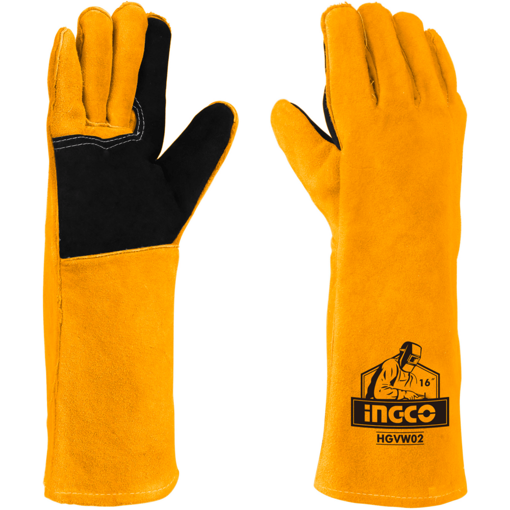 Ingco HGVW02 Leather Gloves 16"