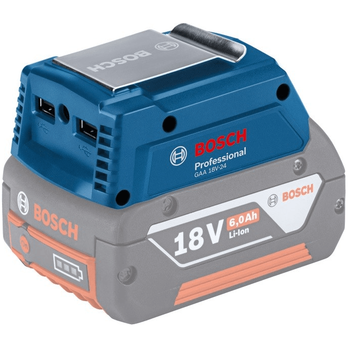 Bosch GAA 18V-24 USB Power Source Adapter for Battery - Goldpeak Tools PH Bosch Main image