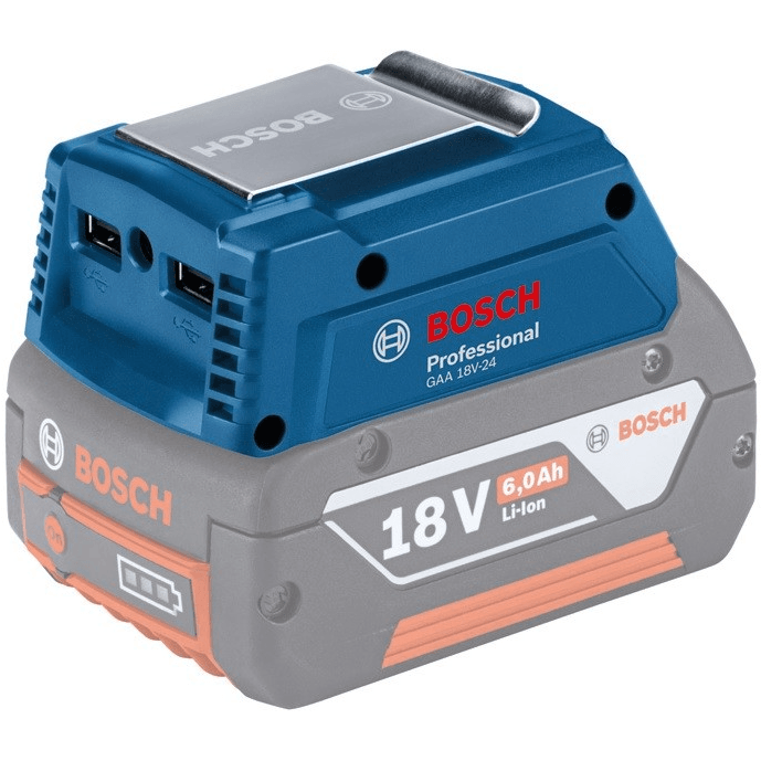 Bosch GAA 18V-24 USB Power Source Adapter for Battery - Goldpeak Tools PH Bosch
