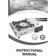 Galaxy GPGR-303 Portable Gas Range (Butane) - Goldpeak Tools PH Galaxy