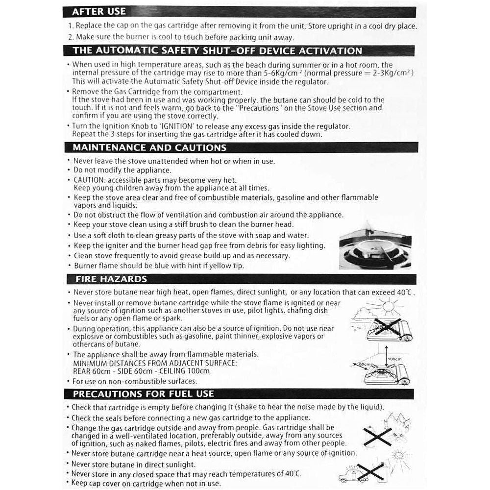 Galaxy GPGR-303 Portable Gas Range (Butane) - Goldpeak Tools PH Galaxy
