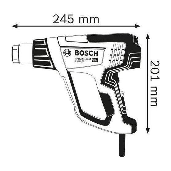 Bosch GHG 20-63 Heat Gun / Hot Air Gun (with Heat Control) 2000W