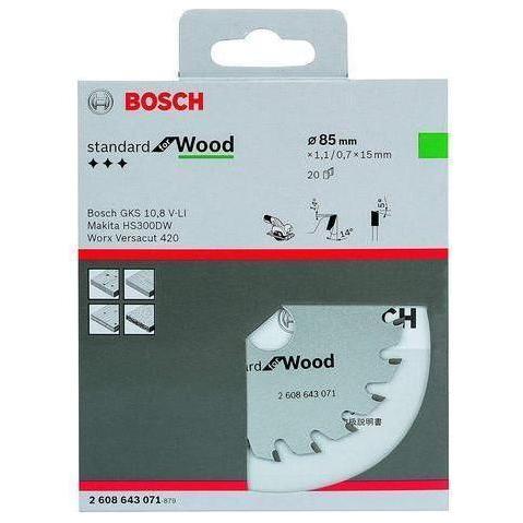 Bosch Circular Saw Blade 85mm for GKS 12 V-Li - Goldpeak Tools PH Bosch