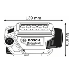 Bosch GLI 12V-330 Cordless Torch light - Goldpeak Tools PH Bosch