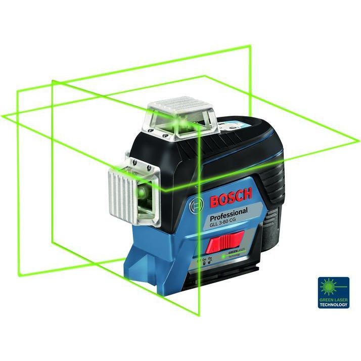Bosch GLL 3-80 CG Line Laser Level (Green Laser) - Goldpeak Tools PH Bosch