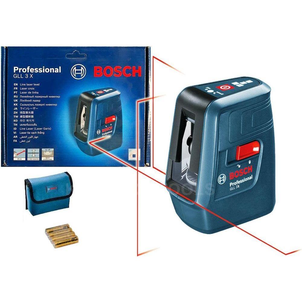 Bosch GLL 3X  Line Laser Level [3x Lines] (15meters) | Bosch by KHM Megatools Corp. Main image