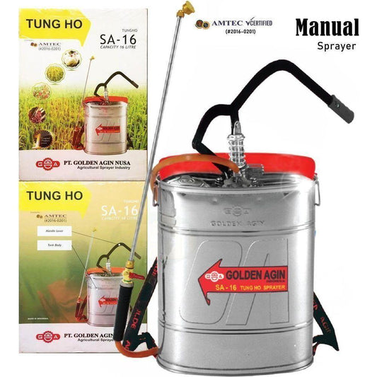 Golden Agin Tungho SA-16 Stainless Knapsack Sprayer | Golden Agin by KHM Megatools Corp.
