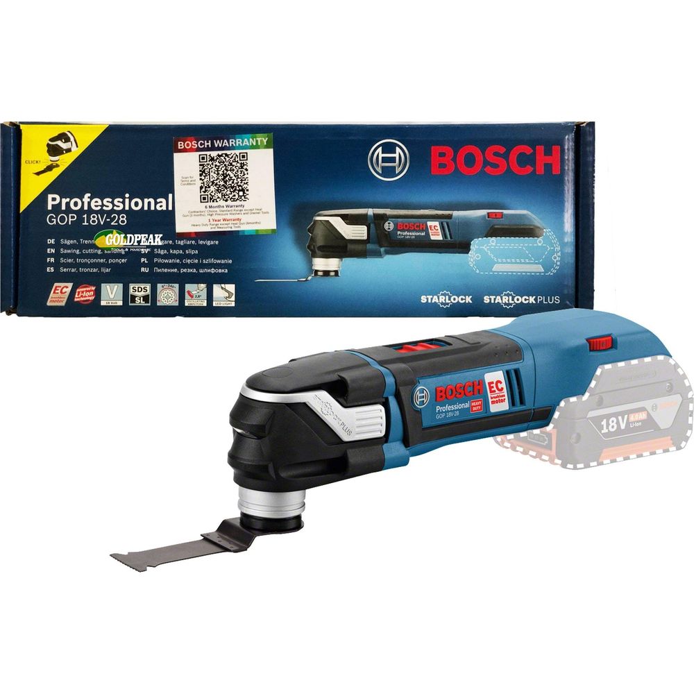 Bosch GOP 18V-28 Brushless Cordless Oscillating Tool / Multi Tool (Bare Tool) - Goldpeak Tools PH Bosch