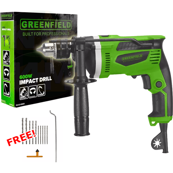 Greenfield 02-620 Impact / Hammer Drill 13mm 600W – KHM Megatools Corp.
