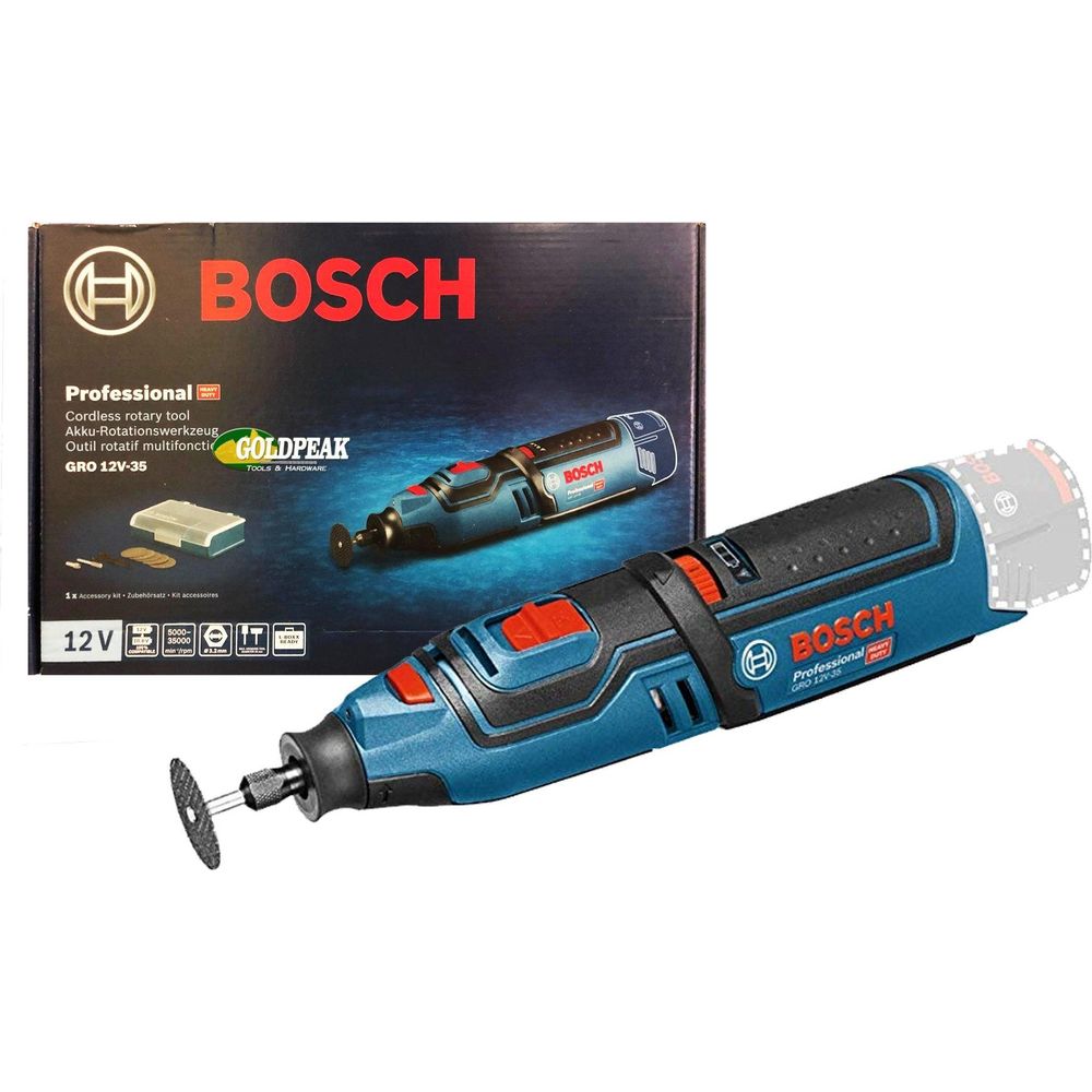 Bosch GRO 12V-35 Cordless Rotary Tool (Bare) - Goldpeak Tools PH Bosch