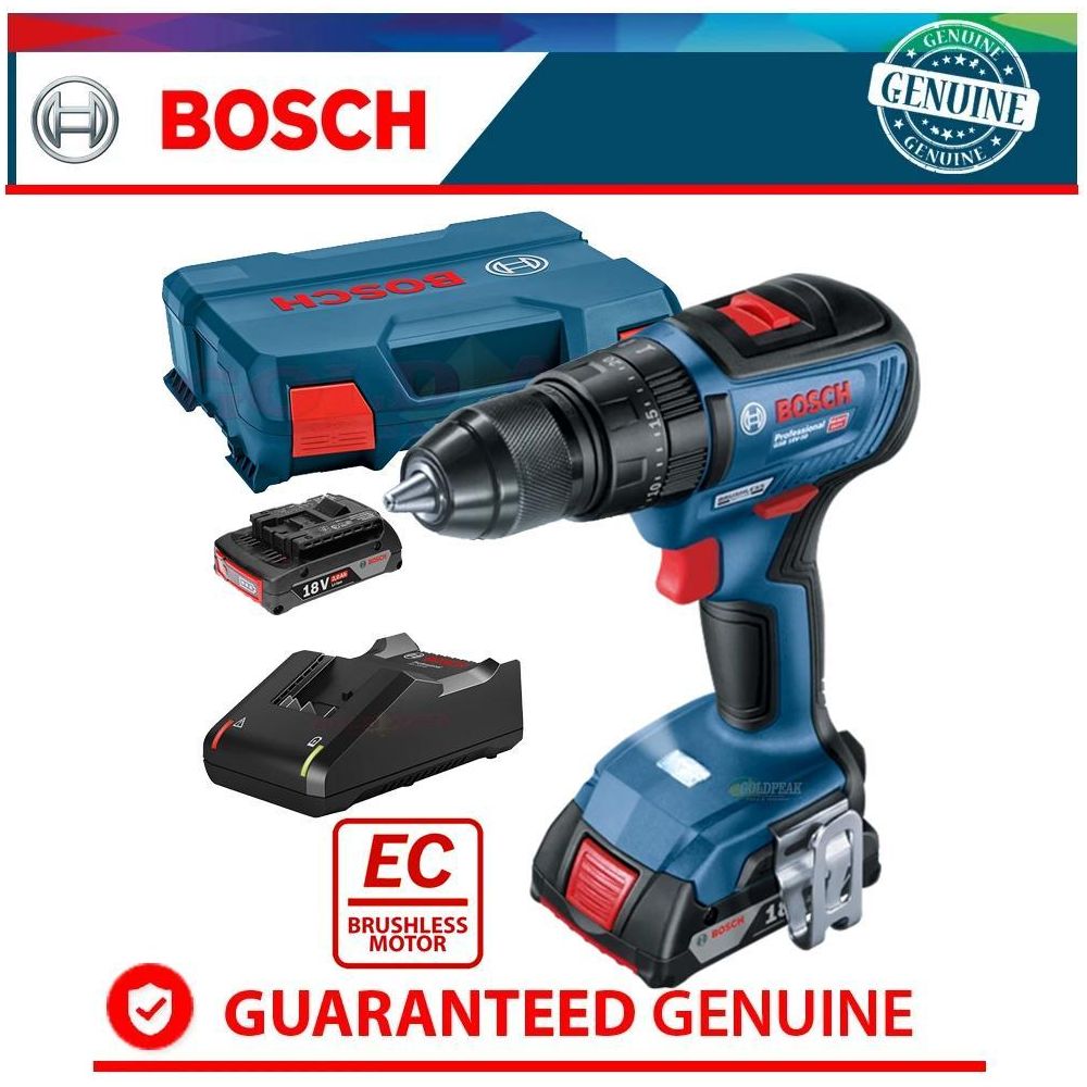 Bosch GSB 18V-50 Cordless Brushless Impact Drill - Driver (Set) - Goldpeak Tools PH Bosch