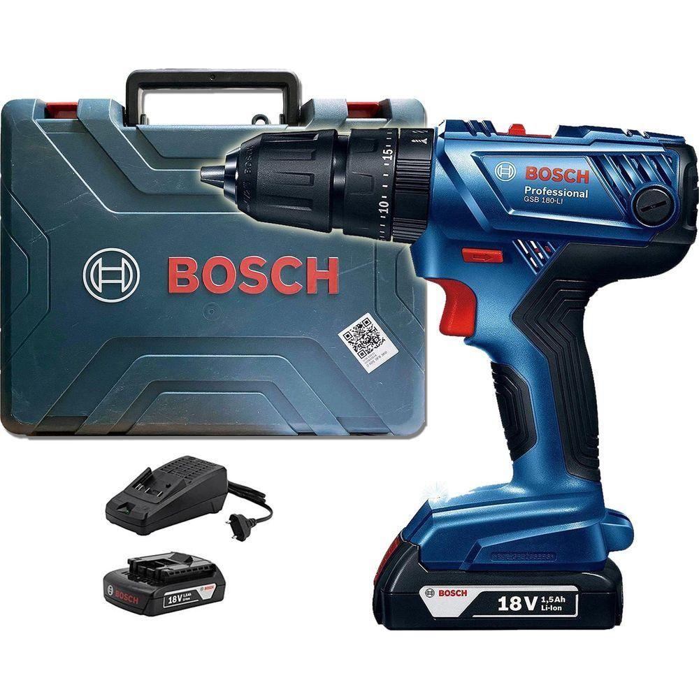 Bosch GSB 180-Li Cordless Hammer Drill 3/8" (10mm) 18V [Kit] Secondary image