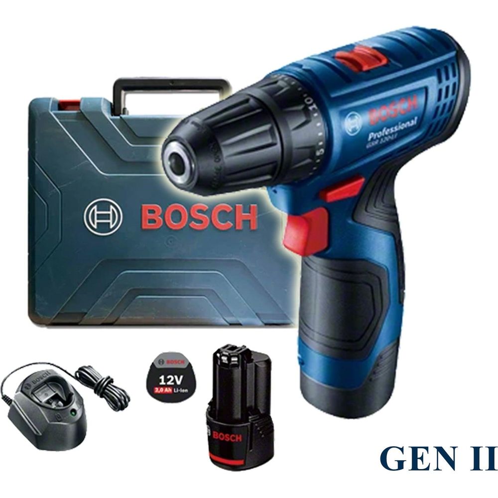 Bosch [GEN2] GSR 120-Li Cordless Drill - Driver 10mm (3/8") 12V [Contractor's Choice] - KHM Megatools Corp.