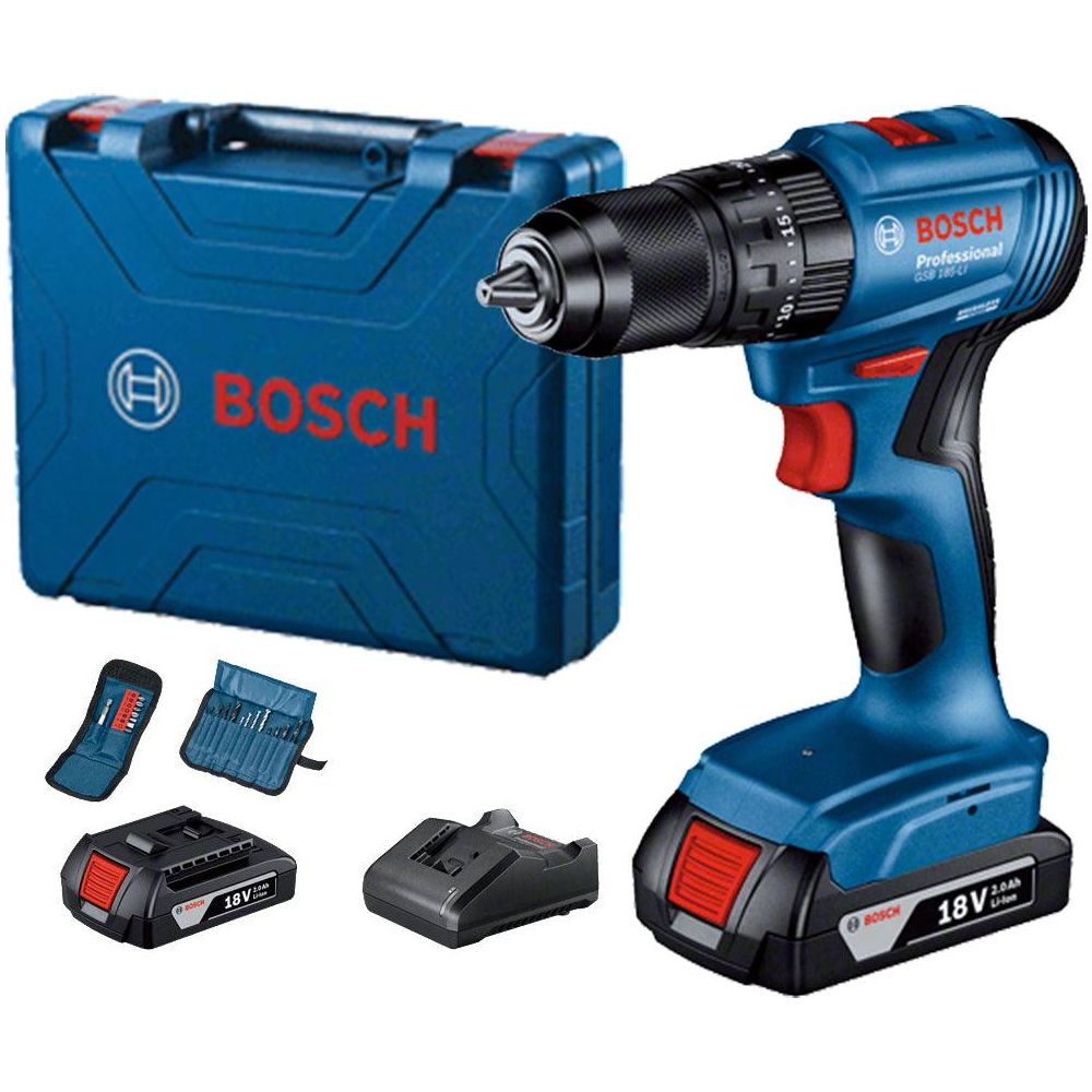 Bosch GSR 185 Cordless Brushless Drill / Driver 3/8" (10mm) 18V