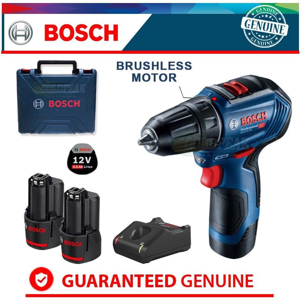 Bosch GSR 12V-30 Cordless Brushless Drill - Driver - Goldpeak Tools PH Bosch