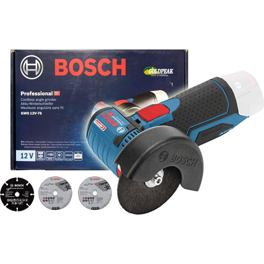 Bosch GWS 12V-76 Brushless Cordless Angle Grinder (Bare Tool) - Goldpeak Tools PH Bosch 1000