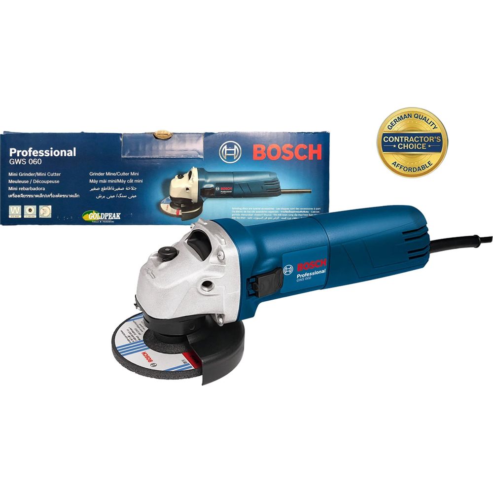 Bosch GWS 060 Angle Grinder [Contractor's Choice] - Goldpeak Tools PH Bosch