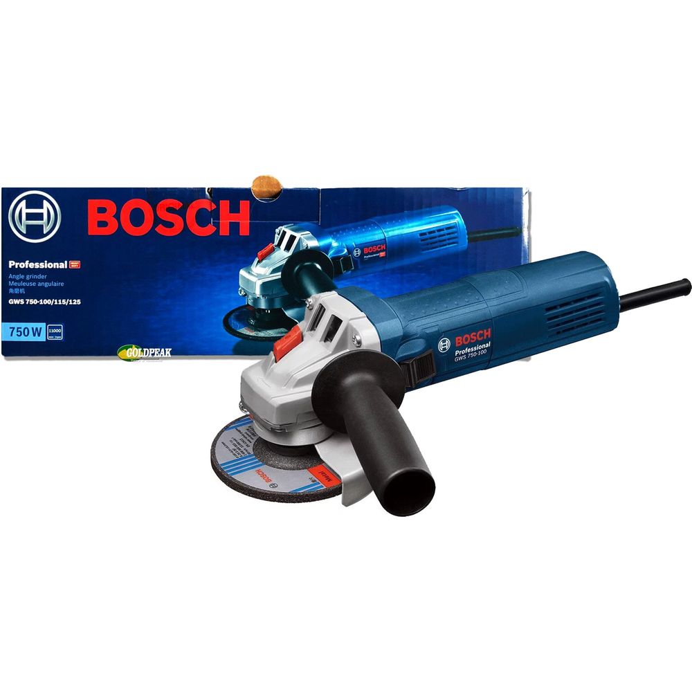 Bosch GWS 750 Angle Grinder 4" - Goldpeak Tools PH Bosch