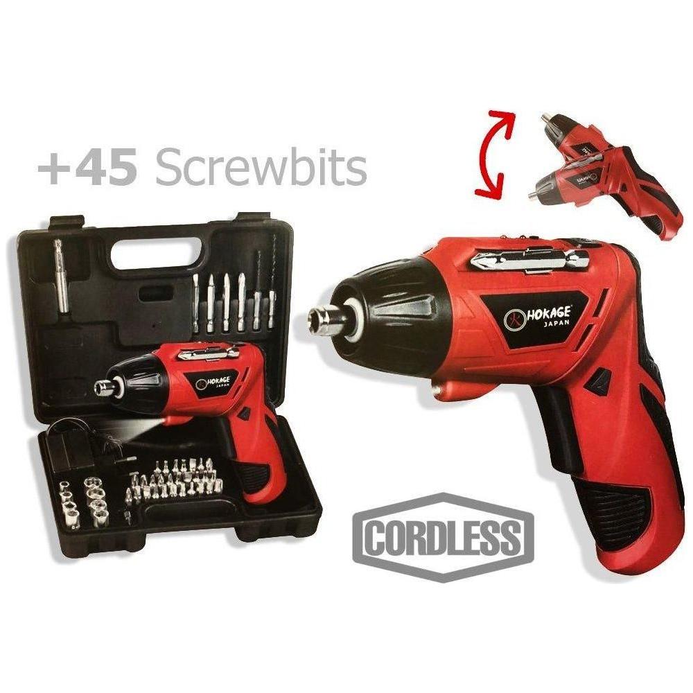 Hokage HKG-CS45K Cordless Screwdriver Kit with Case - Goldpeak Tools PH Hokage Main image