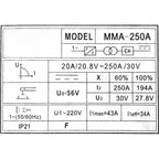 Hokage MMA 250 DC Inverter Welding Machine - Goldpeak Tools PH Hokage