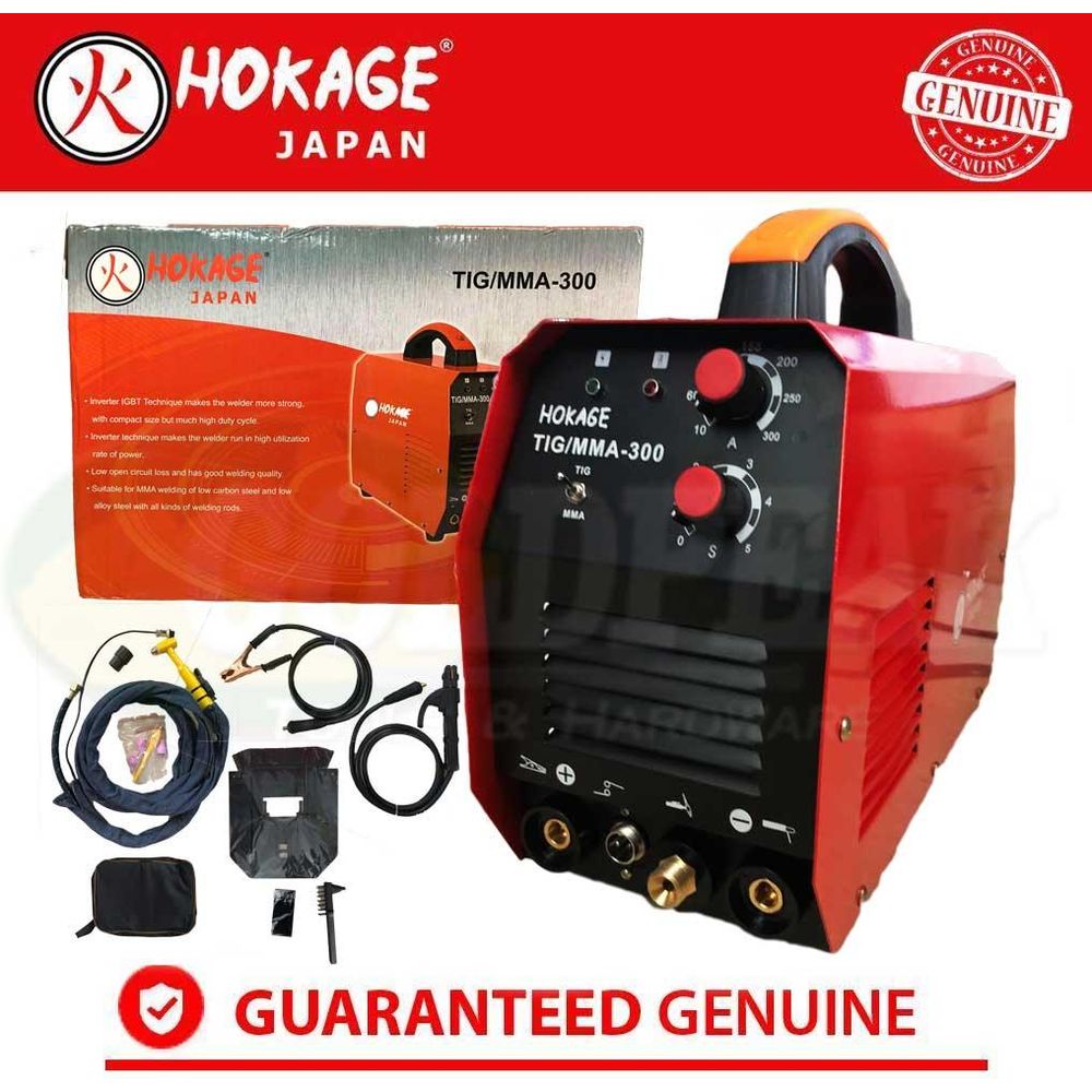 Hokage 2in1 TIG/MMA 300 DC Inverter Welding Machine - Goldpeak Tools PH Hokage