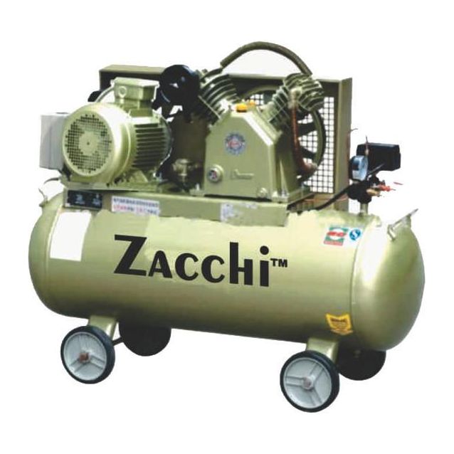 Zacchi Horizontal Air Compressor (Industrial Belt Type) - Goldpeak Tools PH Zacchi
