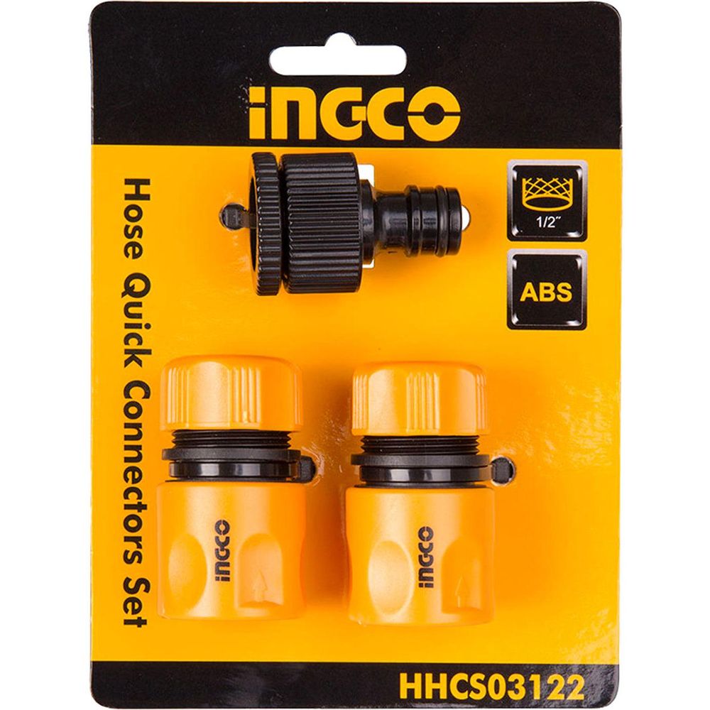 Ingco HHCS03122 3pcs Hose Connector Set - KHM Megatools Corp.