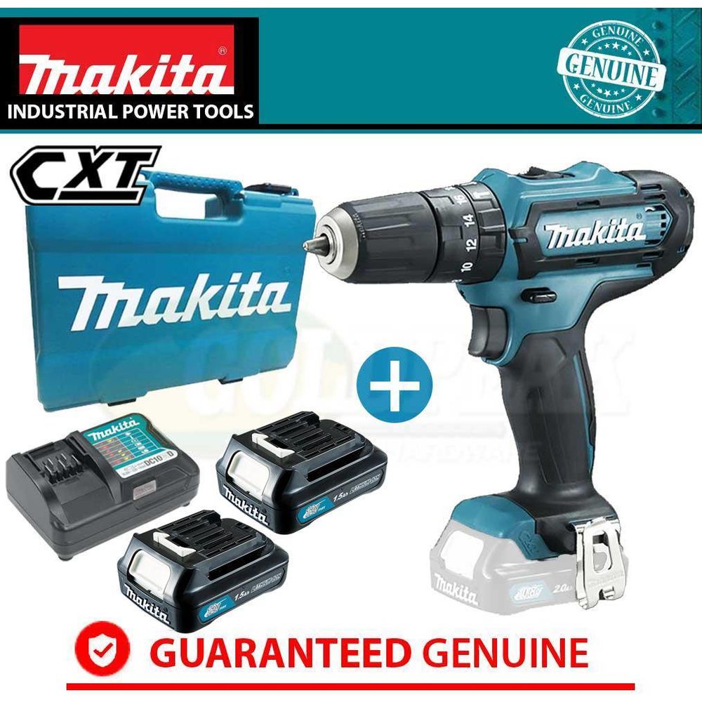 Makita HP331DWYE 12V Cordless Hammer Drill - Driver (CXT-Series) - Goldpeak Tools PH Makita