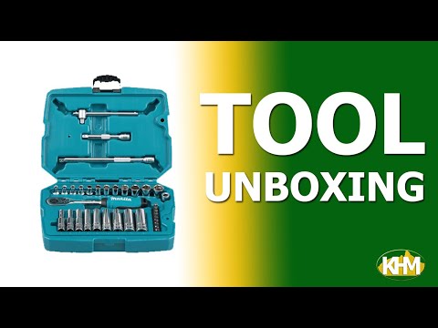 Makita B-65567 1/4" Dr. 34pcs Ratchet & Socket Wrench Set