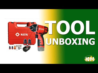 Ken BL6412D 12V Cordless Impact Driver Set