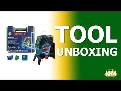 Bosch GCL 2-50 CG Cross Line Laser Level with Plumb Points (50 meters)