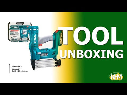 Total TCBNLI2001 20V Cordless Brad Nailer / Nail Gun Kit F50