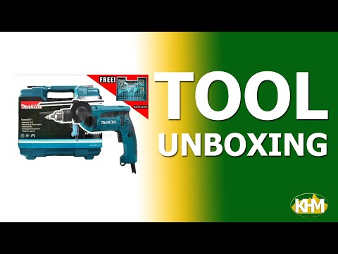 Makita HP1640KX3 Hammer Drill with Case (74pcs Accessories)