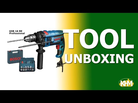 Bosch GSB 16 RE Impact Drill (Wrap) with 100 pcs Accessories 5/8" (16mm) 750W