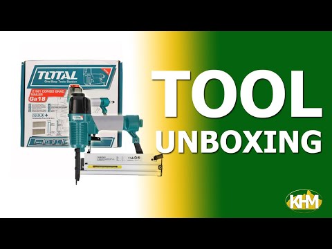 Total TAT81501 2in1 Combo Pneumatic Brad Nailer & Stapler