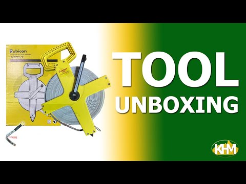 Rubicon RF-10013H Fiberglass Long Tape Measure / Open Reel Tape