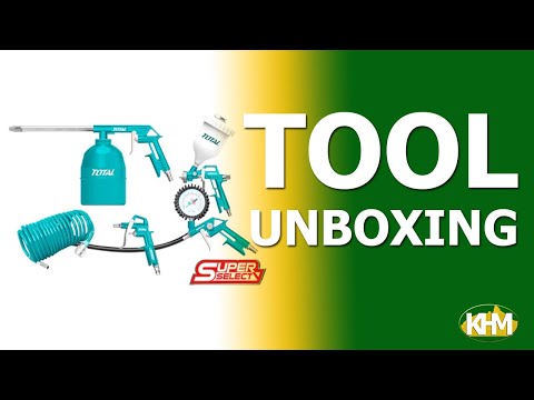 Total TATK053-3 5pcs Pneumatic / Air Tool Set