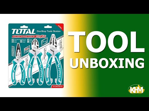 Total THT2K0301S 3pcs Hi-Leverage Pliers Set