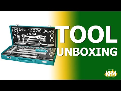 Total THT141253 24pcs Socket Wrench Set 1/2" Drive