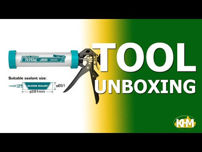 Total THT20112 Aluminum Caulking Gun 12"