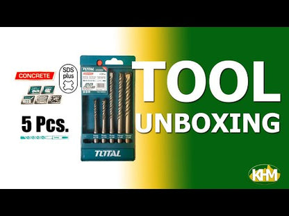 Total TAC190501 SDS-plus Drill Bit Set
