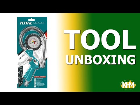 Total TAT11601 Tire Inflator Gun with Gauge