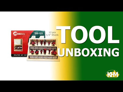 Mailtank SH-121 Router Bit Set (12pcs)