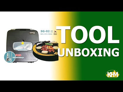 Sonic SG-02 Multi Layer Non-Stick Fondue Grill Plate / Samgyupsal Plate with Case (Damage Box)