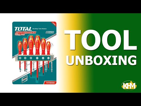 Total THTIS566 6pcs VDE Insulated Screwdriver Set