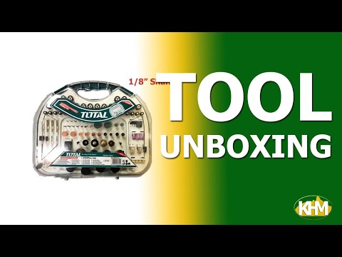 Total TACSD12501 250 pcs Accessory Kit Set for Rotary Tool