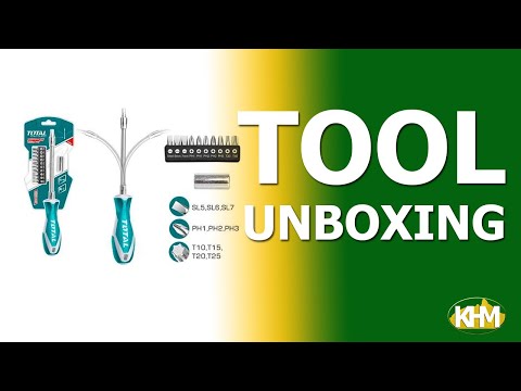 Total THT250FL1206 12pcs Screwdriver Set (Flexible Shaft)