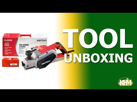 Zekoki ZKK-8200SD Wood Planer with Case 3-1/4" 750W
